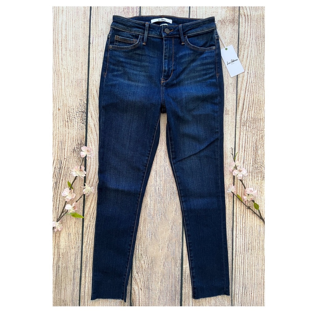 D1-- NWT blue SAM EDELMAN Stiletto high rise women's stretch skinny jeans 2 $89